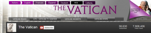 The Vatican YouTube Channel - Content Localisation