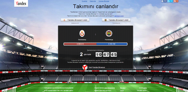 Yandex Localisation Turkey: Football Rivalry To Spur Browser Uptake