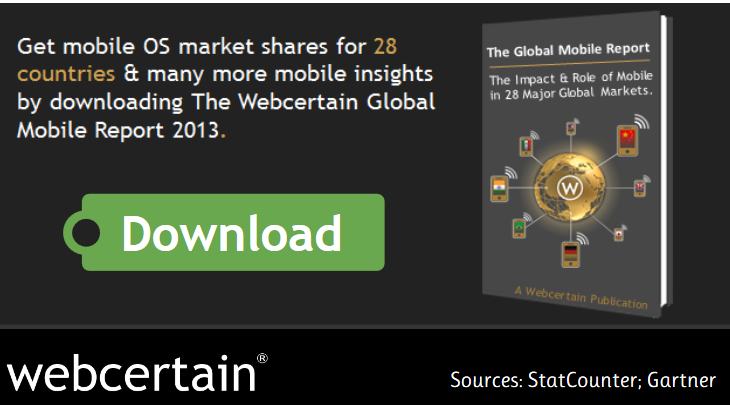 The Webcertain Global Mobile Report 2013